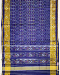 Blue Doted Designer Patola Saree